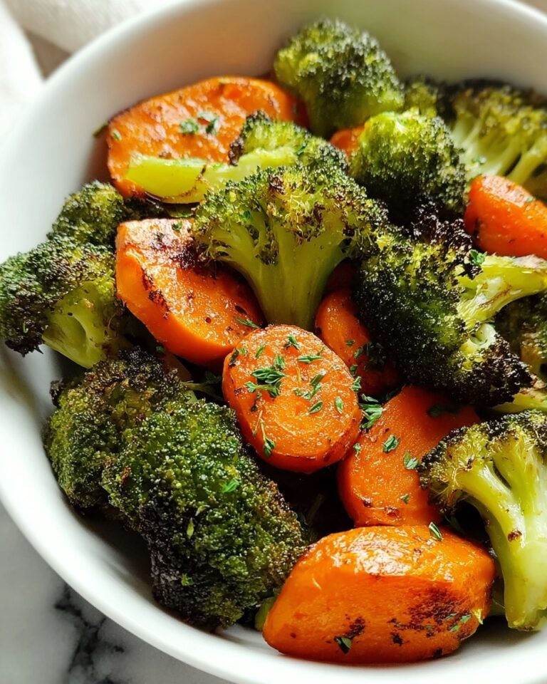 Roasted Broccoli and Carrots with Garlic and Herbs Recipe