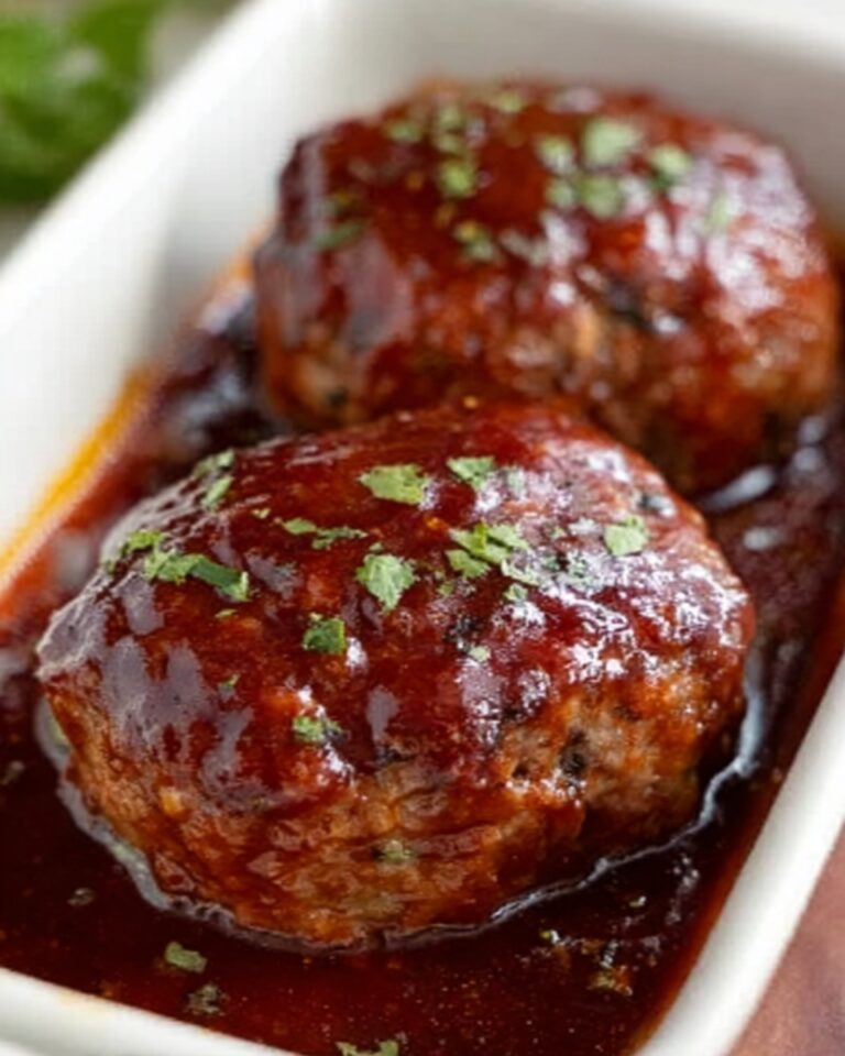 Mini Glazed Chicken Meatloaves Recipe
