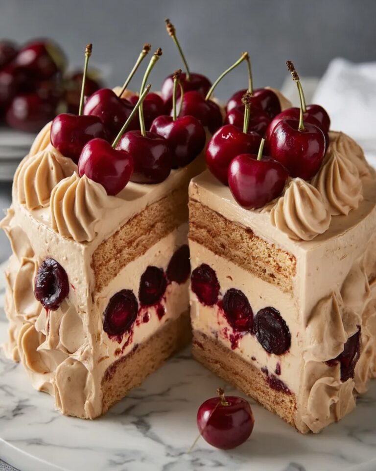 Decadent Cherry Swirl Cake Recipe