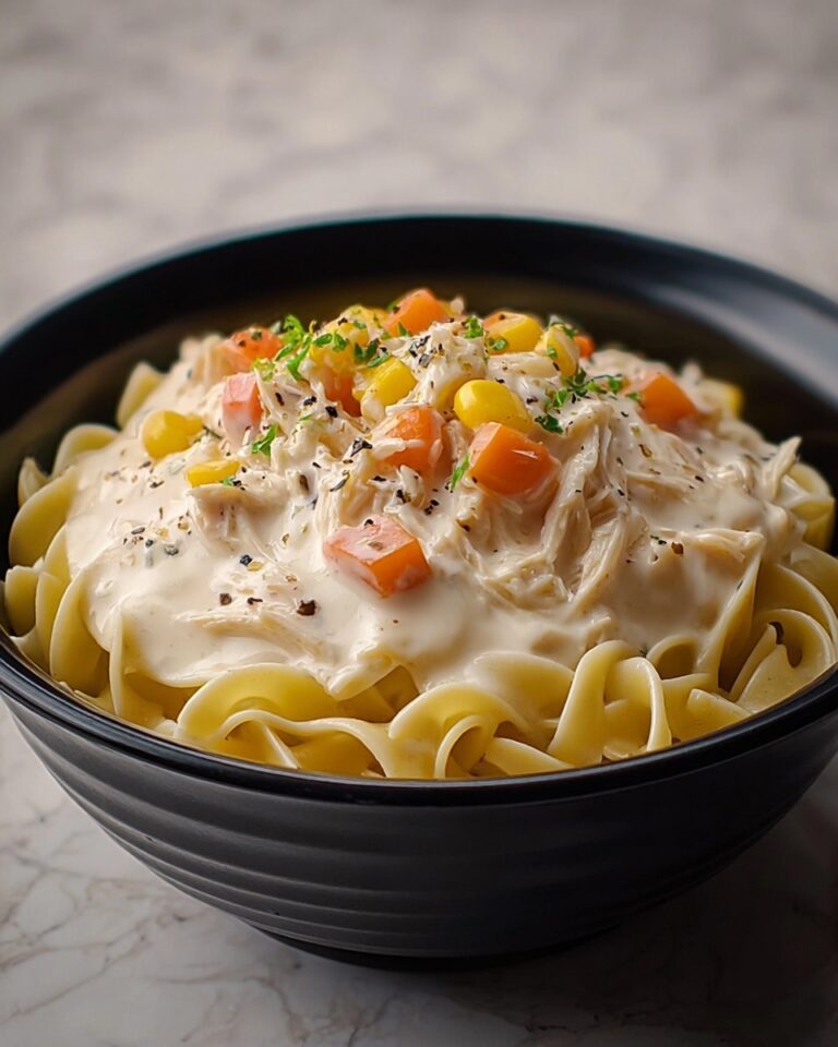 Creamy Ranch Chicken & Noodles Recipe