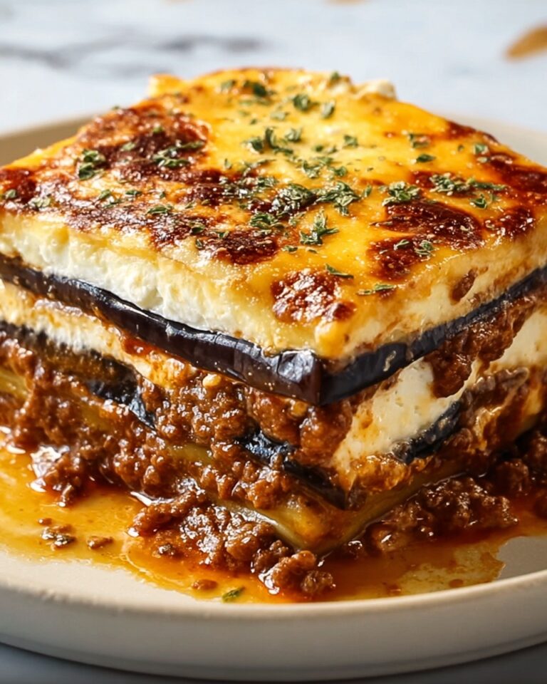 Classic Greek Eggplant Moussaka Recipe