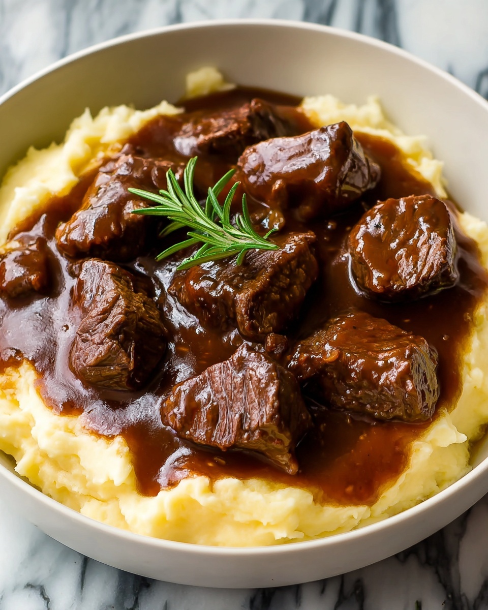 Beef Gravy Potatoes Recipe - Recipe Image