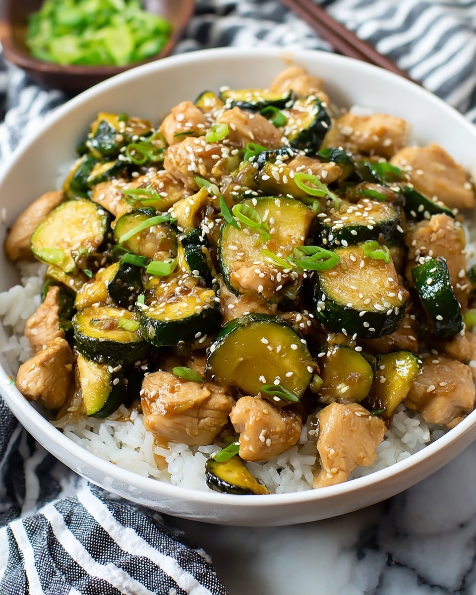 Chicken Zucchini Stir Fry Recipe - Recipe Image