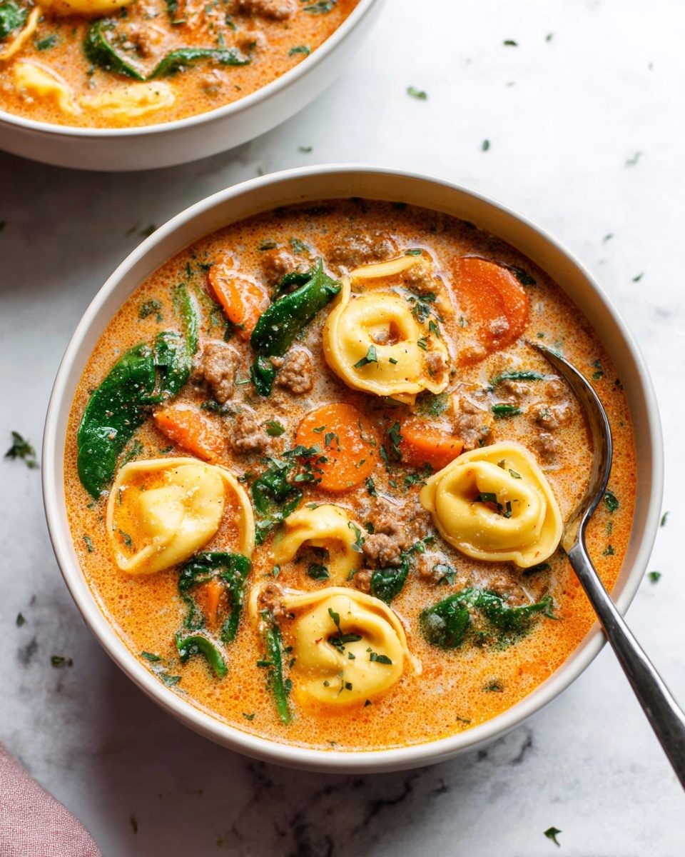 Crockpot Tortellini Soup with Sausage Recipe - Recipe Image