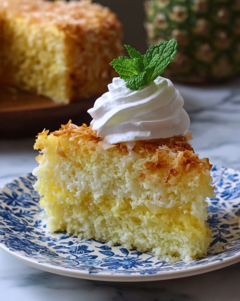 Weight Watchers Pineapple Angel Food Cake Recipe - Recipe Image