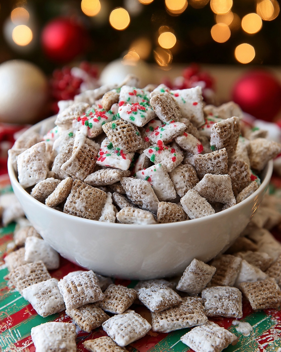 Reindeer Food (Christmas Puppy Chow) Recipe - Recipe Image