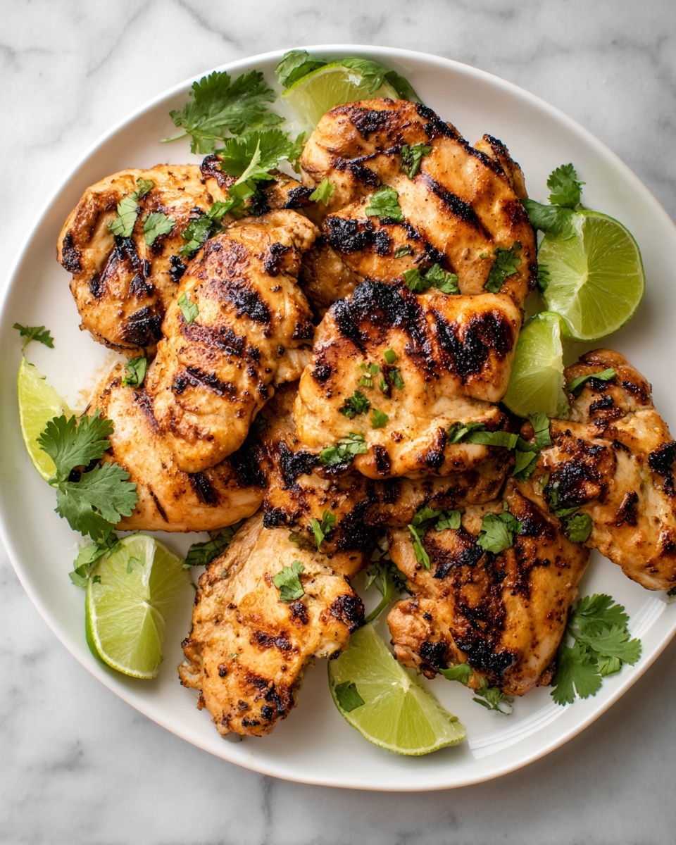 Cilantro Lime Grilled Chicken Thighs Recipe - Recipe Image