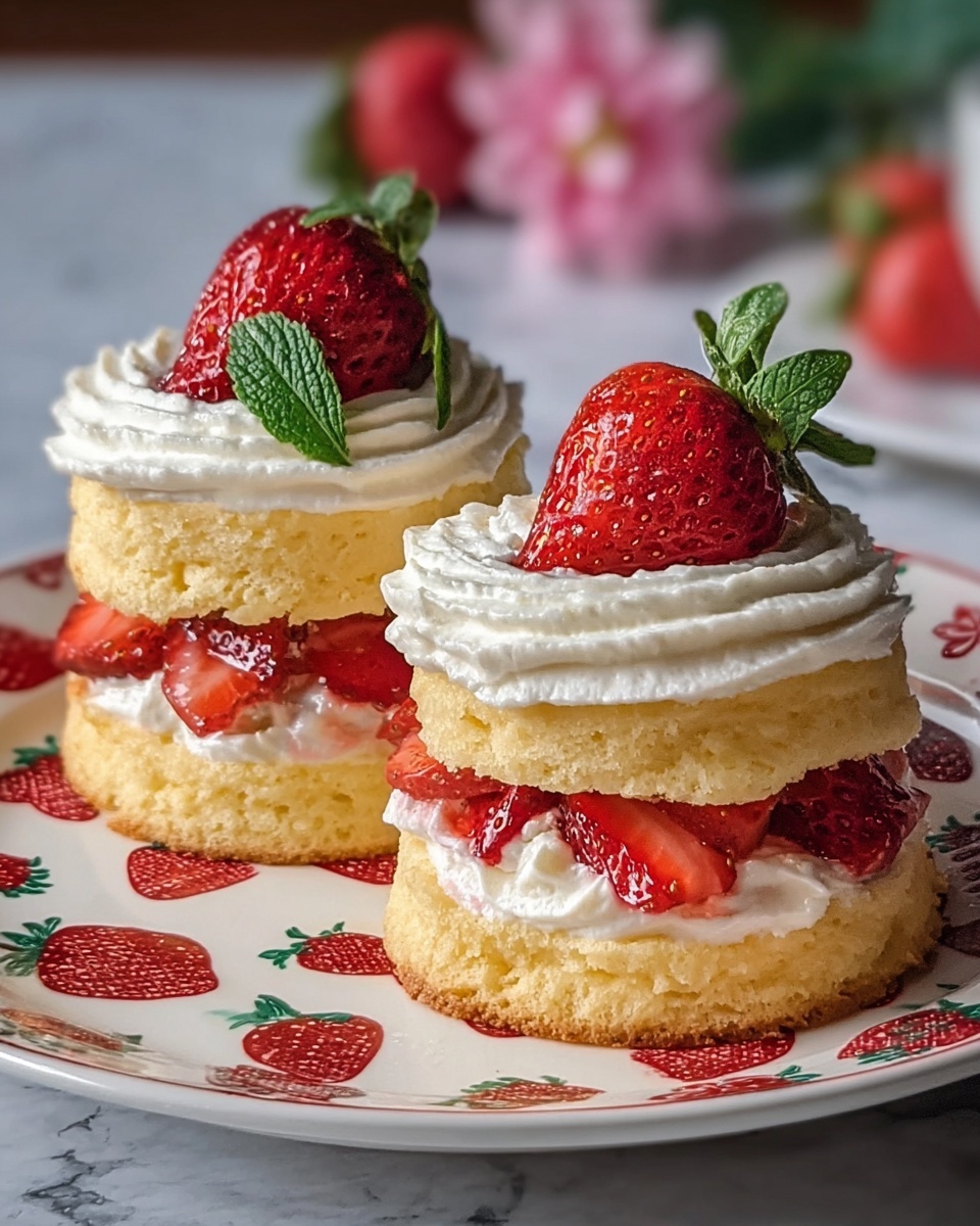 Strawberry Cheesecake Shortcakes Recipe - Recipe Image