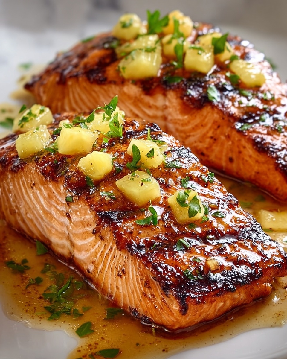 Baked Pineapple Salmon Recipe - Recipe Image