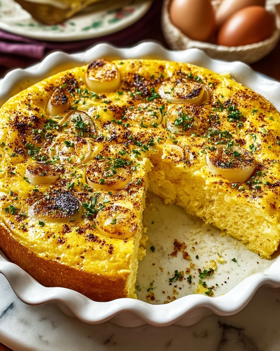 Egga: Egyptian Egg Casserole with Onions and Herbs Recipe - Recipe Image
