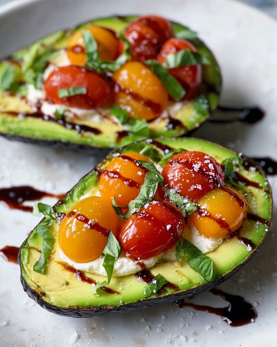 Caprese Stuffed Avocados Recipe - Recipe Image