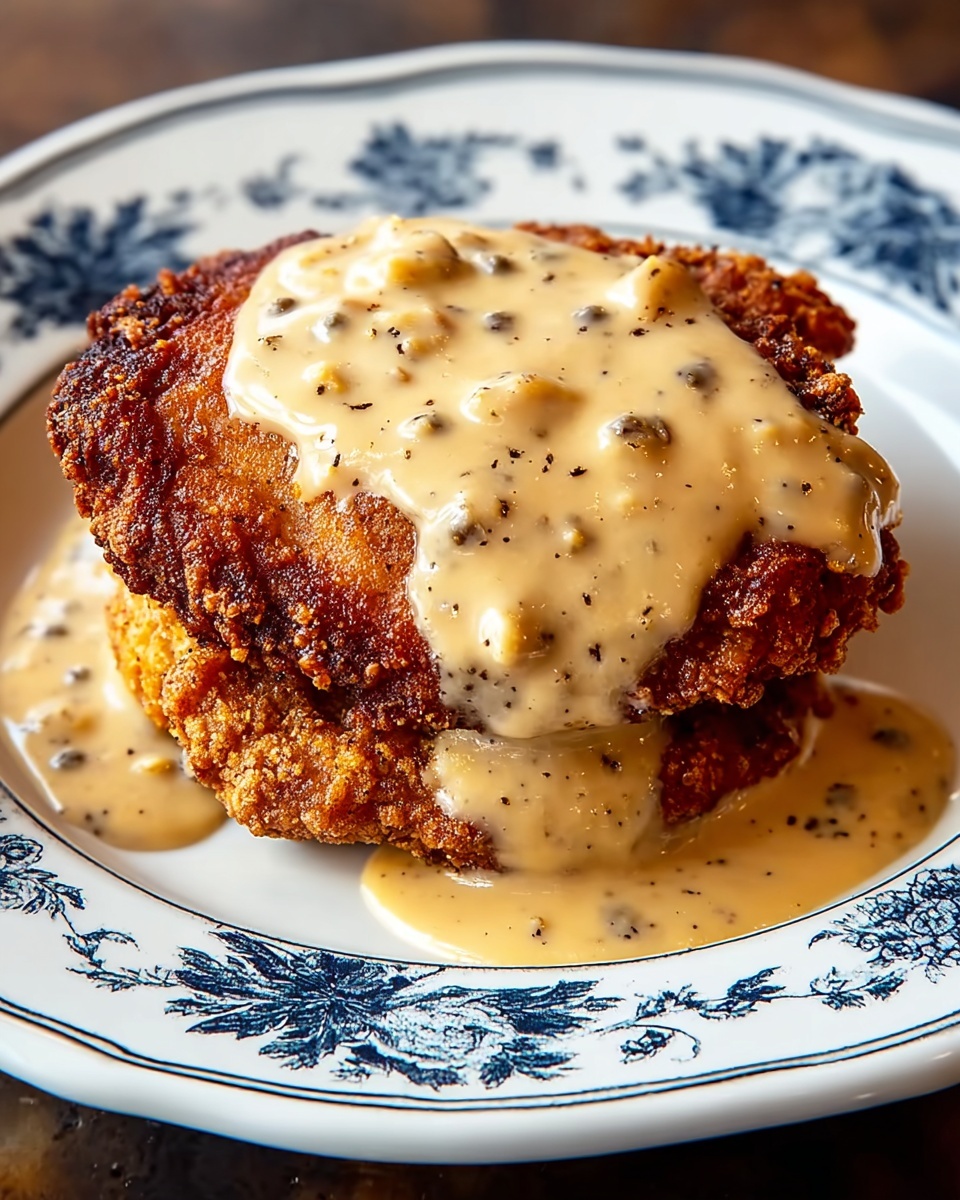 Chicken Fried Steak with Creamy Gravy Recipe - Recipe Image