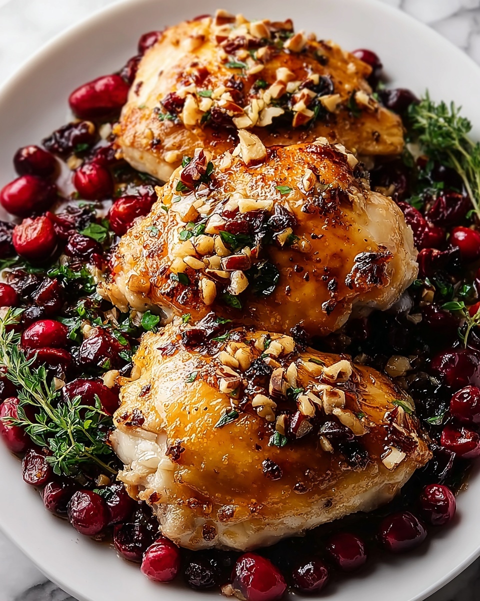 Cranberry and Brie Stuffed Chicken Recipe - Recipe Image