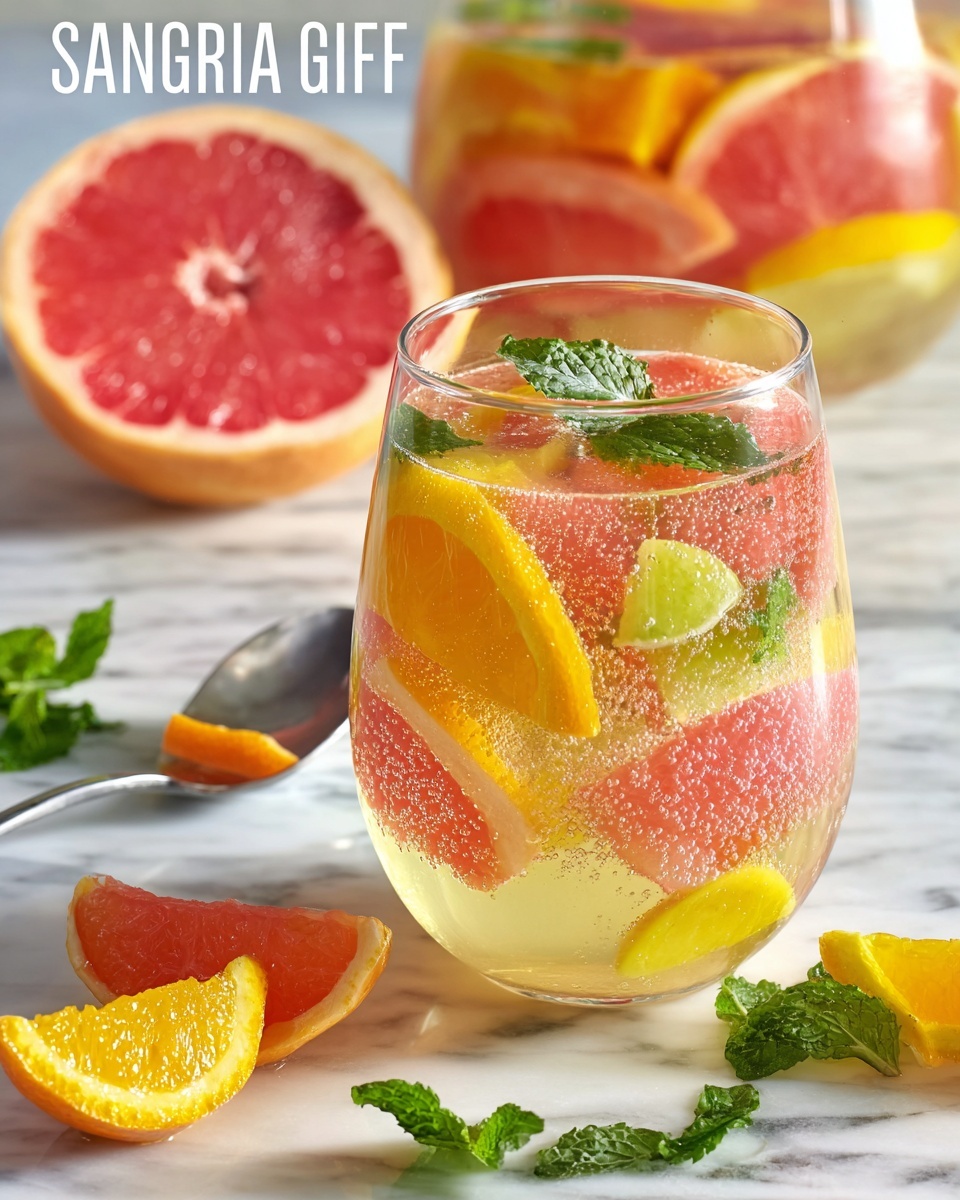 Grapefruit Orange Sangria Recipe - Recipe Image