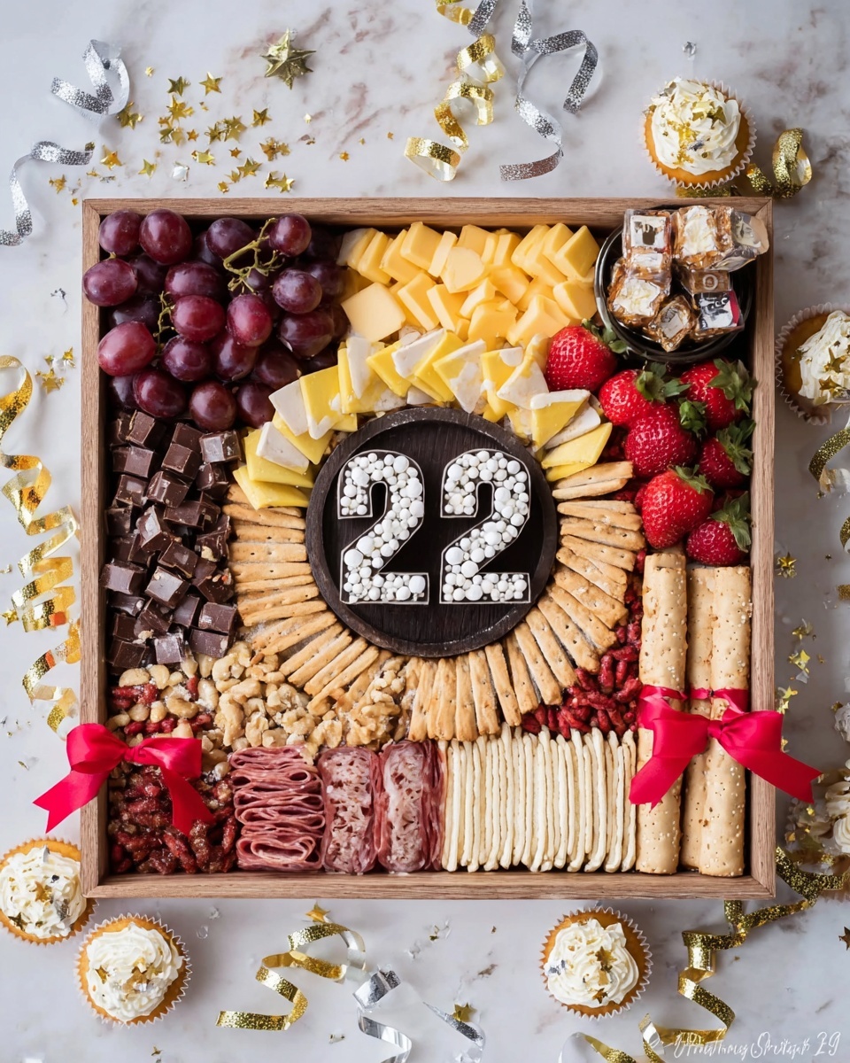 Graduation Appetizer Charcuterie Board Recipe - Recipe Image