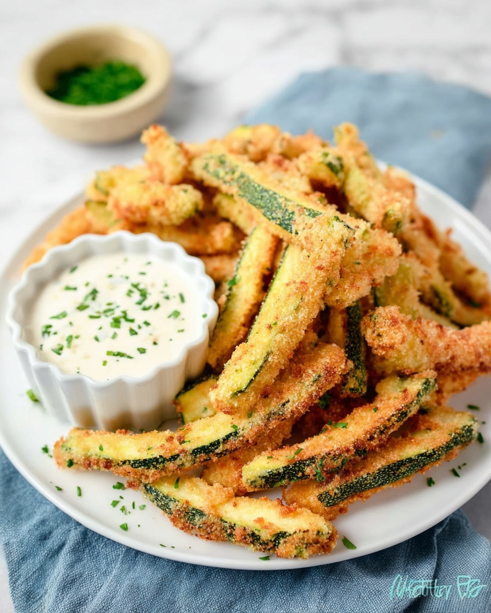 Air Fryer Zucchini Fries Recipe - Recipe Image