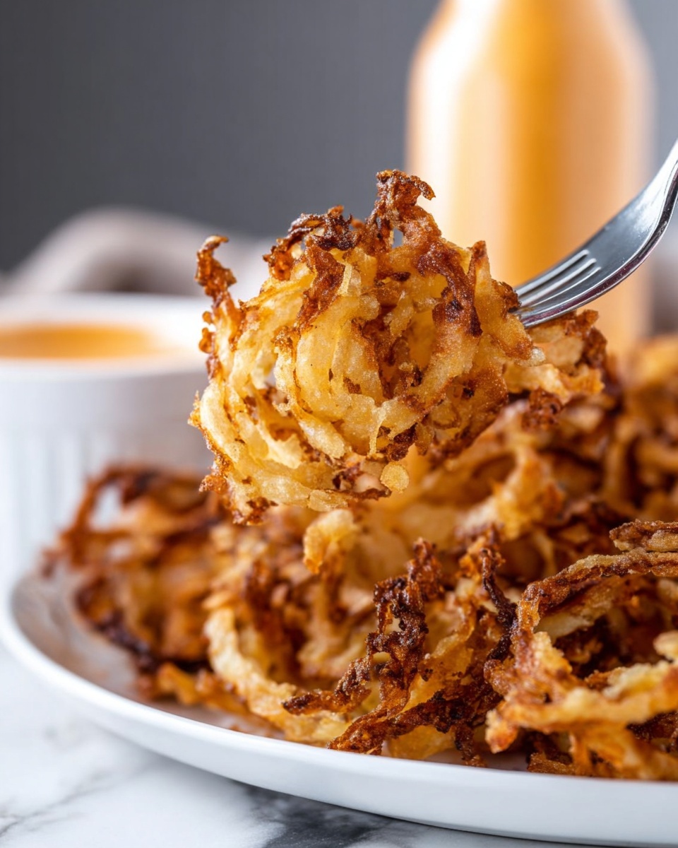 Air Fryer Onion Strings Recipe - Recipe Image