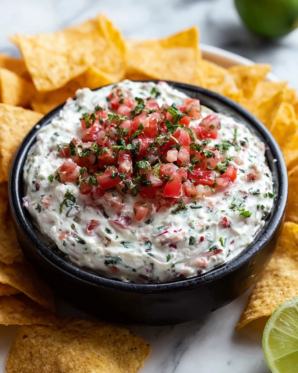 Easy Creamy Pico De Gallo Dip Recipe - Recipe Image