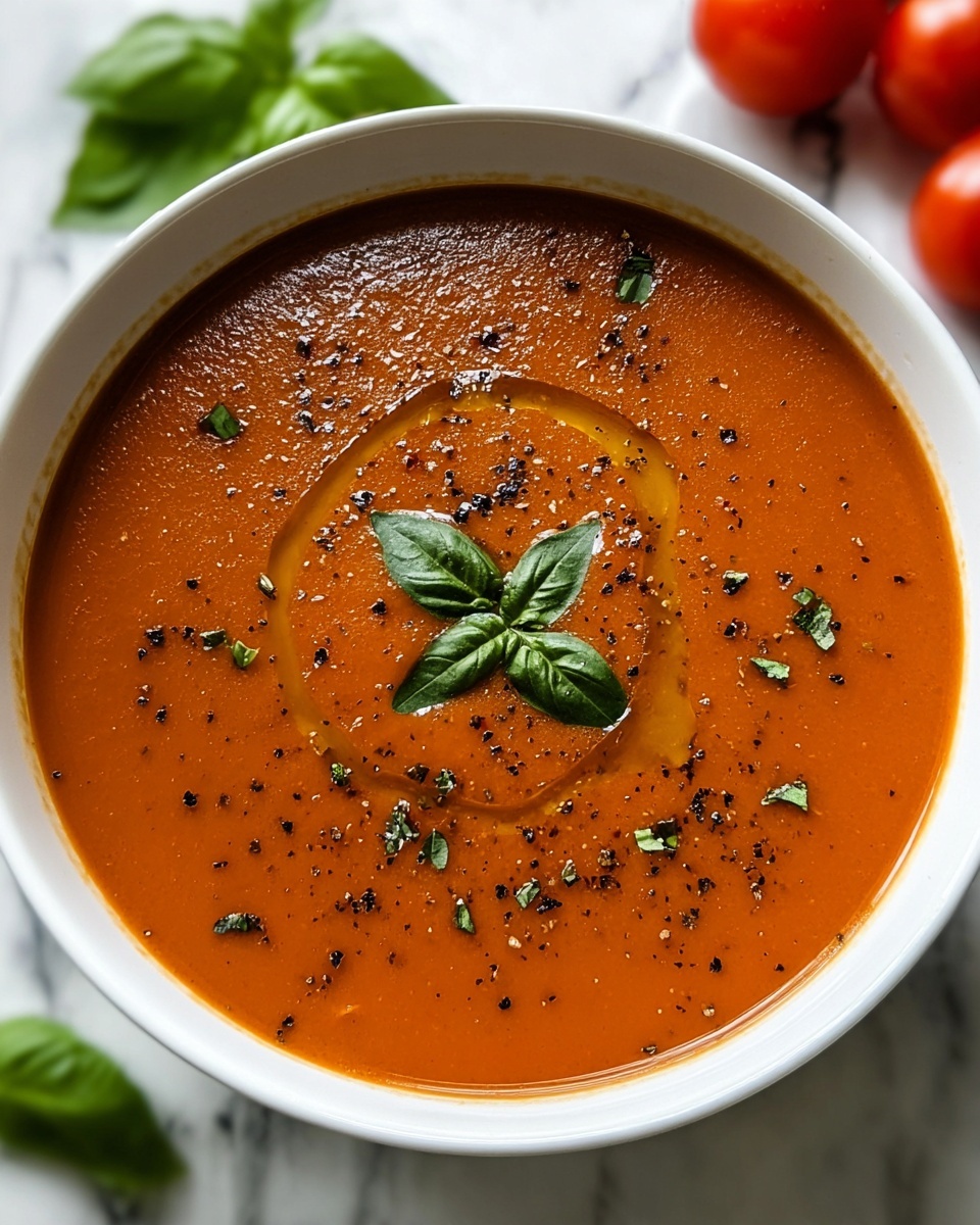 Creamy Roasted Tomato Soup Recipe - Recipe Image