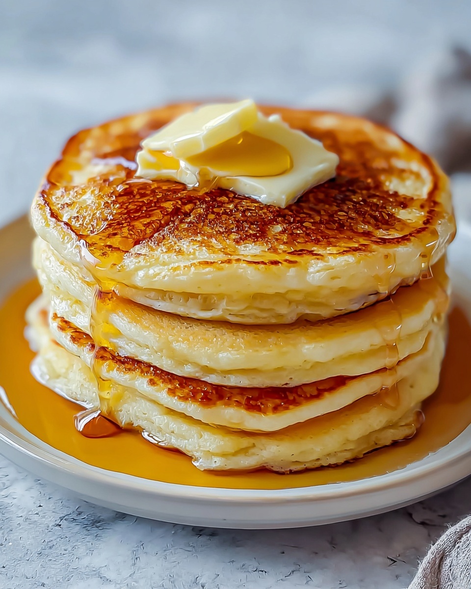 Homemade Overnight Sourdough Pancakes for a Cozy Morning Recipe - Recipe Image