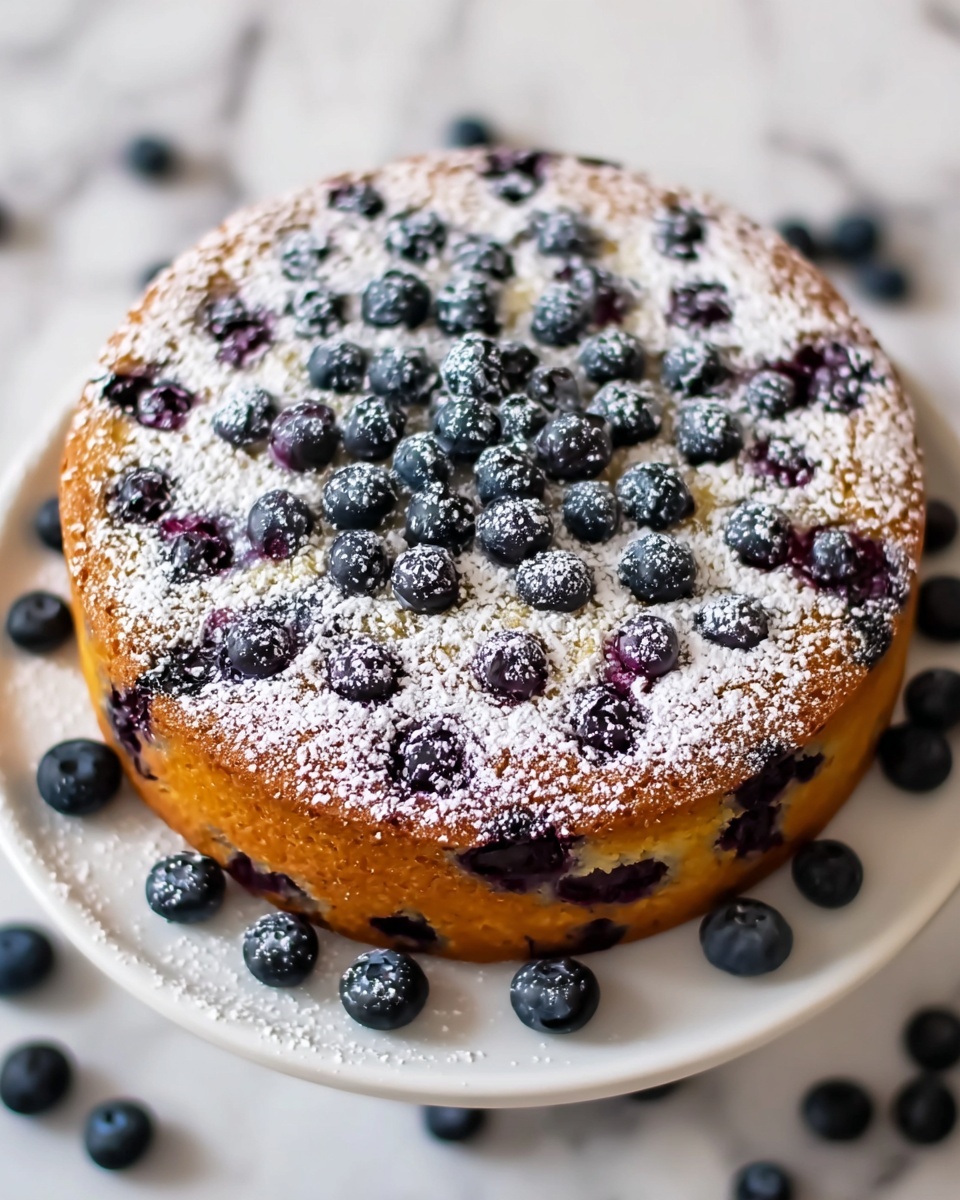 Homemade Lemon Blueberry Cake Recipe - Recipe Image