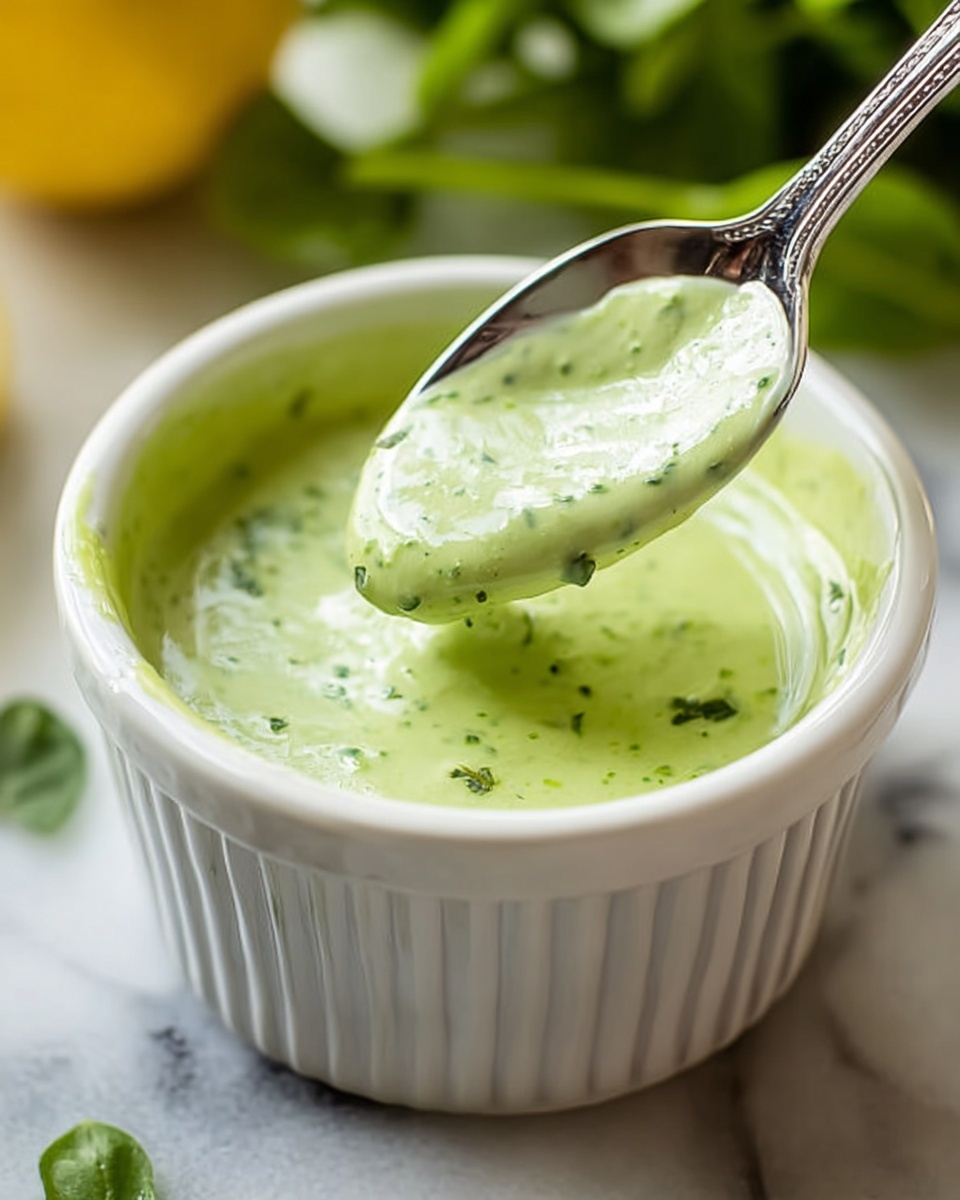Homemade Green Goddess Dressing Recipe - Recipe Image