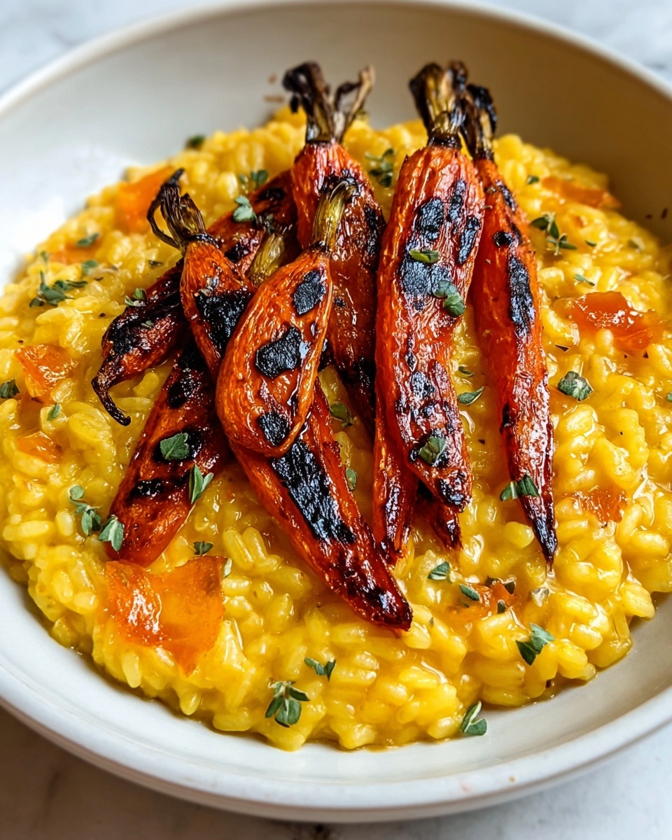Creamy Roasted Carrot Risotto Recipe - Recipe Image