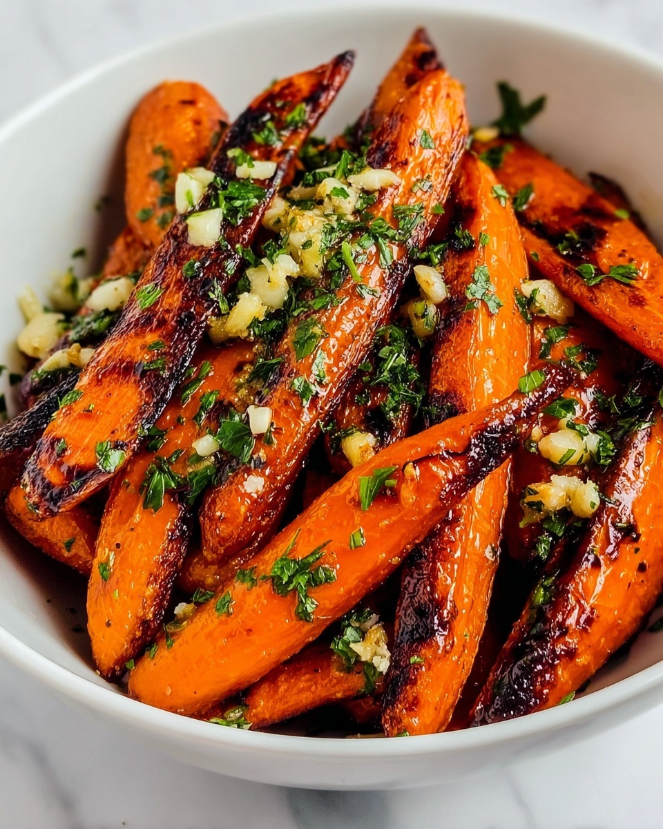 Savory Sticky Chilli Oil Roasted Carrots Recipe - Recipe Image