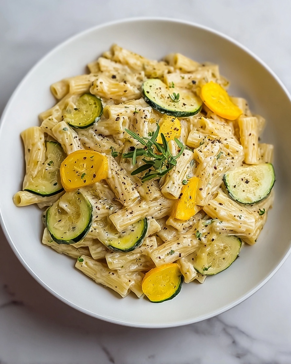 Creamy Lemon Orzo with Fresh Courgette Recipe - Recipe Image