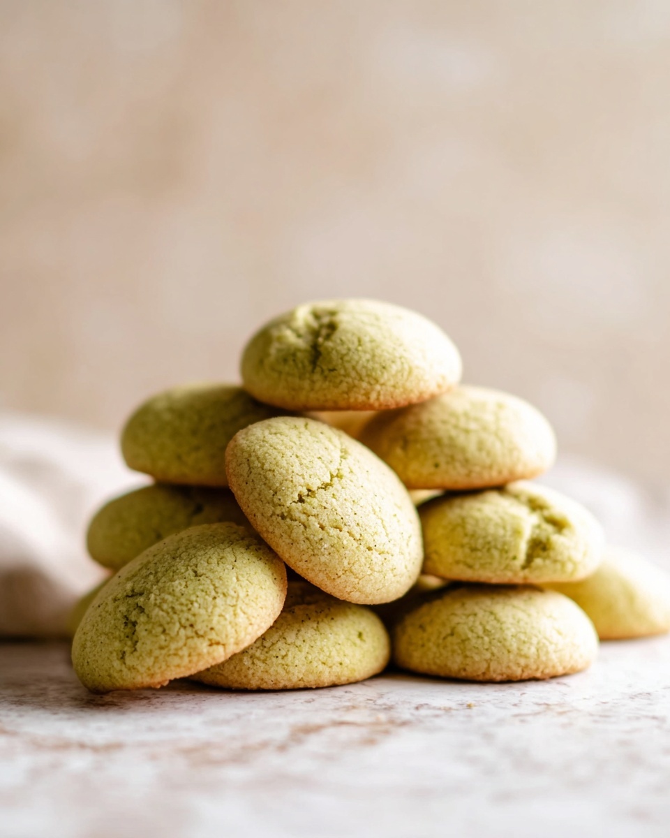 Vegan Matcha Cookies Recipe - Recipe Image