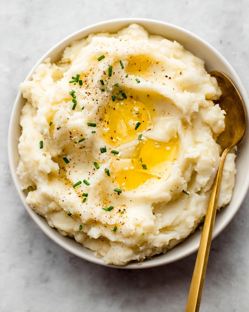 Easy Garlic Mashed Potatoes Recipe - Recipe Image