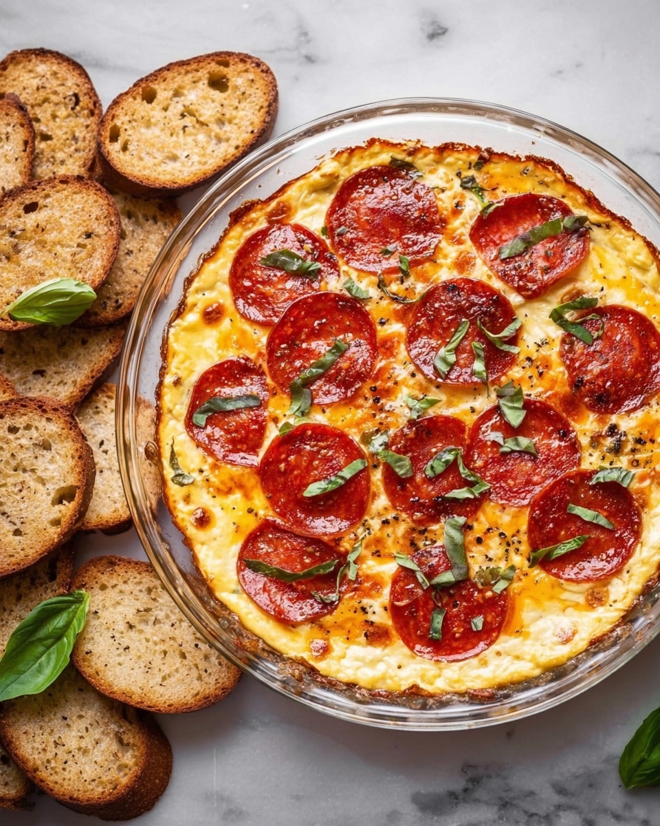 Chorizo Pizza Dip Recipe - Recipe Image
