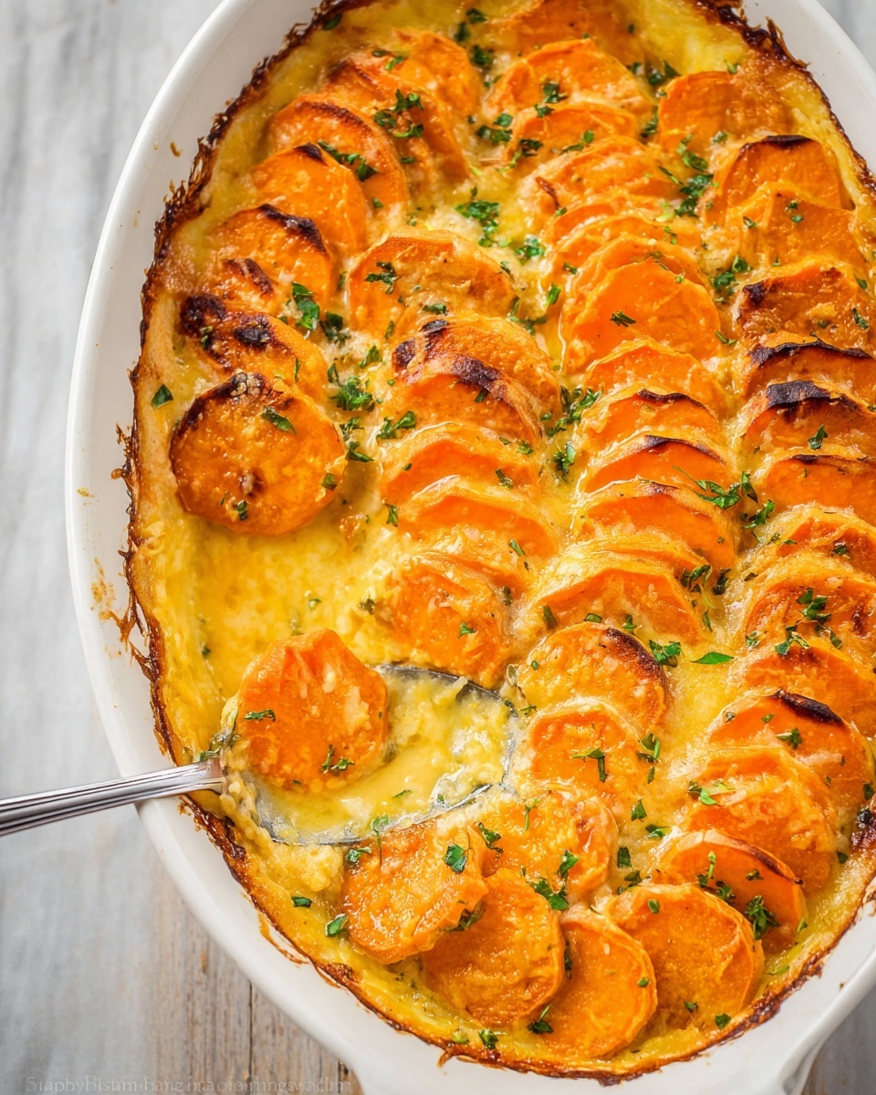 Scalloped Sweet Potatoes Recipe - Recipe Image