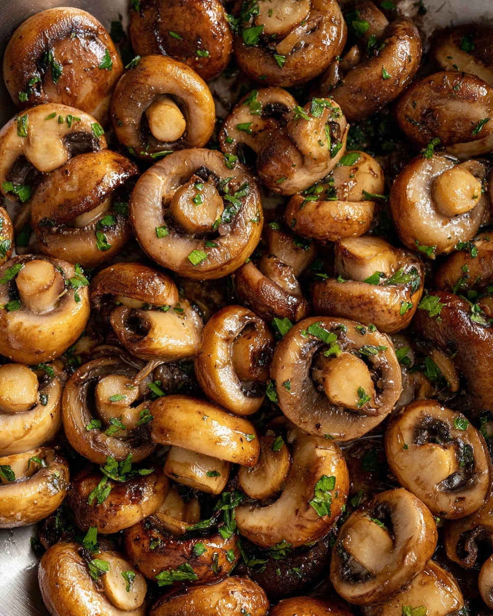 Sautéed Mushrooms with Garlic, Lemon, and Parsley Recipe - Recipe Image