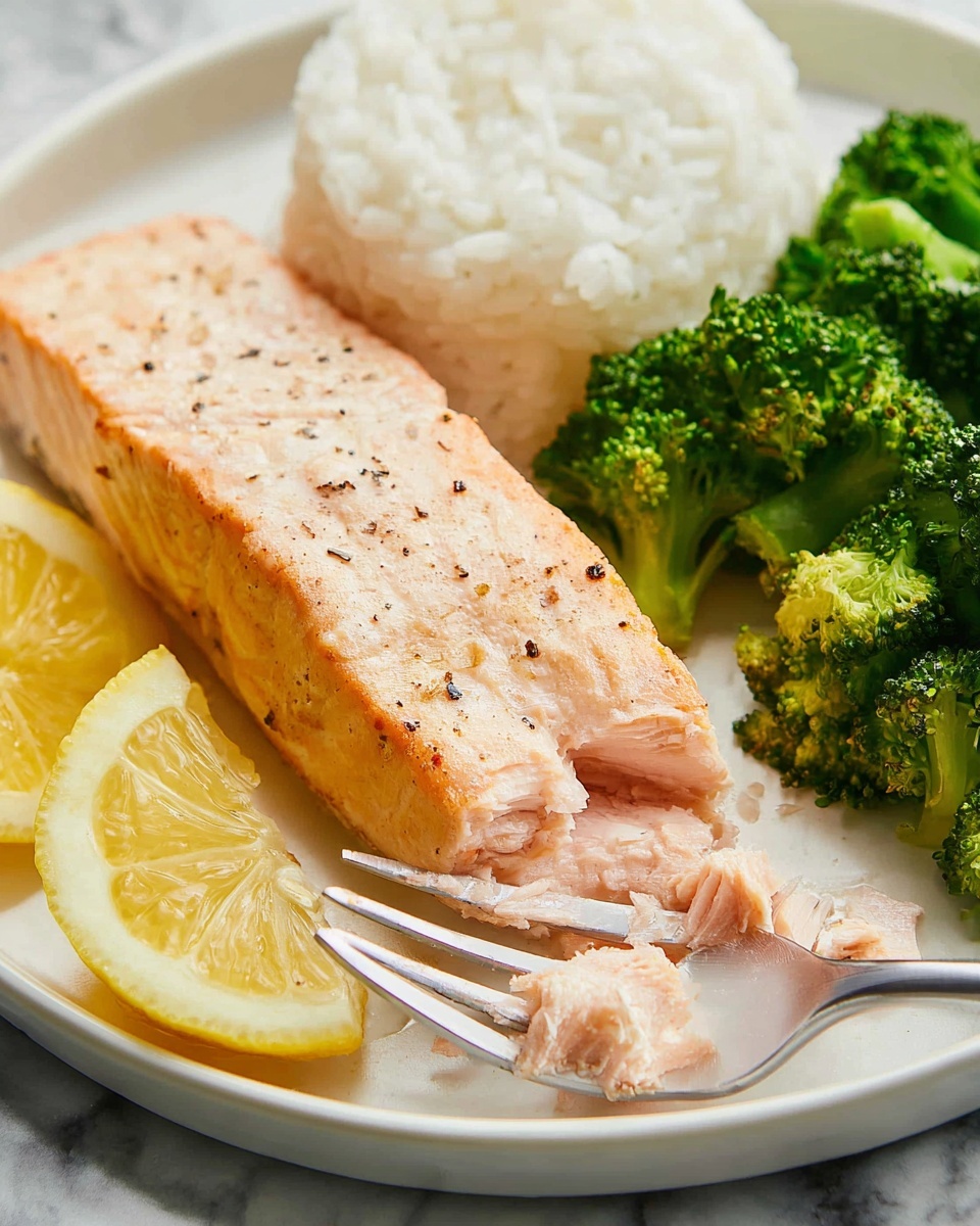 Air Fryer Salmon with Lemon Dijon Glaze Recipe - Recipe Image