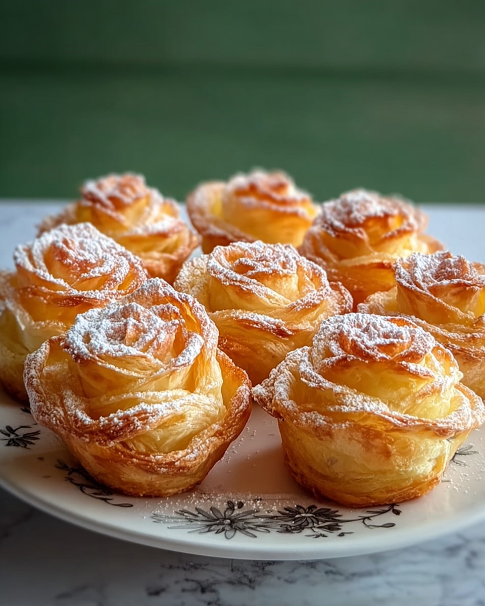 Peach Pie Cruffins: Easy, Flaky, and Bursting with Summer Flavor Recipe - Recipe Image