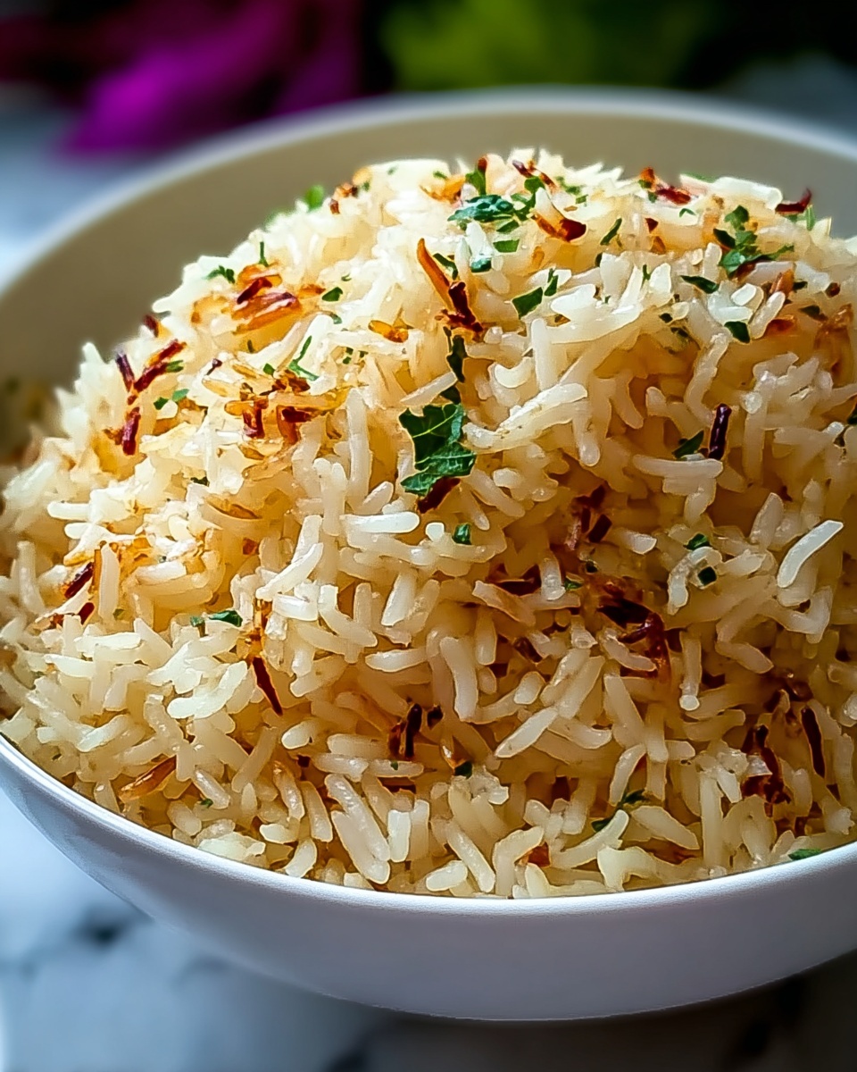 Golden Onion Butter Rice Recipe - Recipe Image