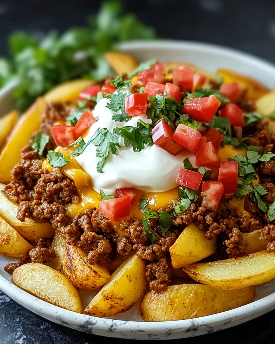 Cheesy Taco Potatoes: The Best Comfort Food Mashup for Easy Dinners Recipe - Recipe Image