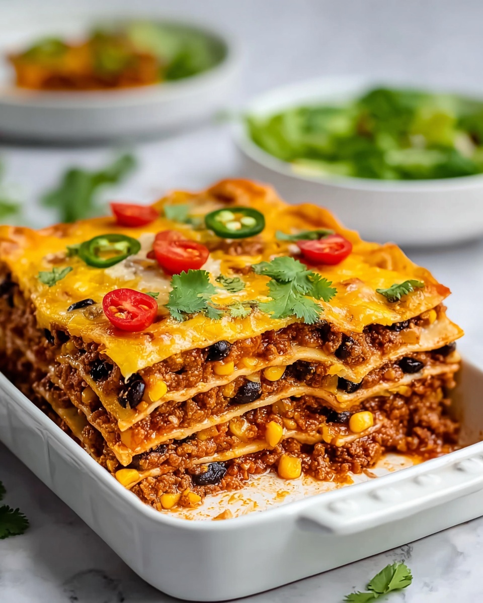 Bold & Flavorful Mexican Lasagna Recipe - Recipe Image