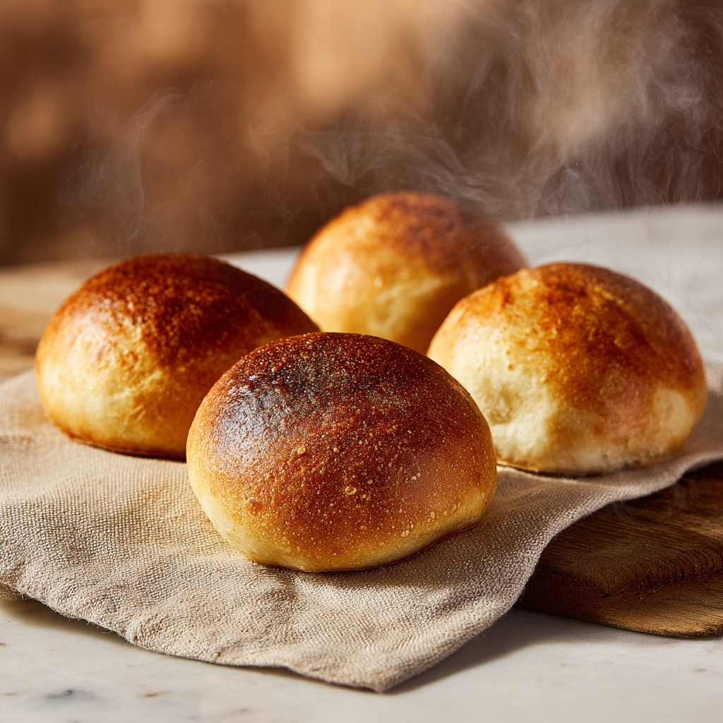 Fluffy Potato Bread Rolls Recipe - Recipe Image