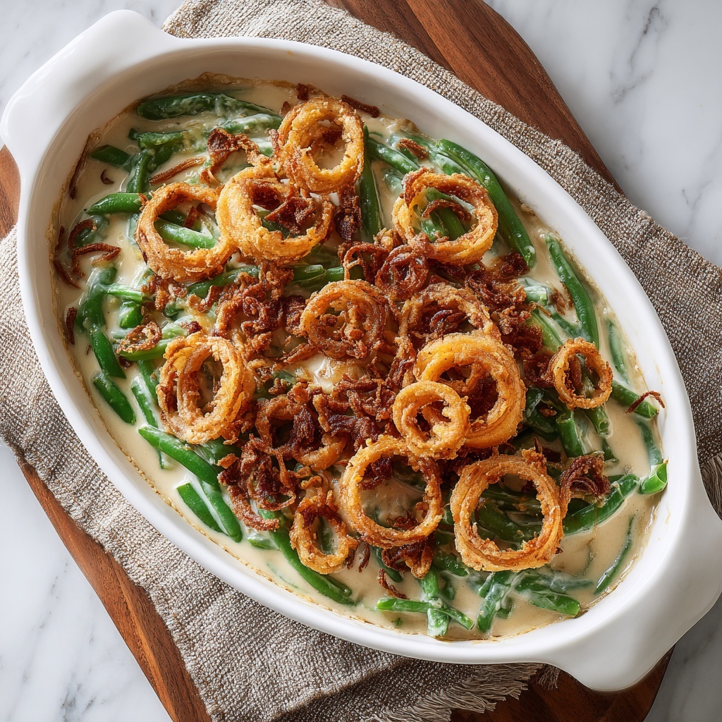 Creamy Alfredo Green Bean Bake: Easy Twist on a Classic Recipe - Recipe Image
