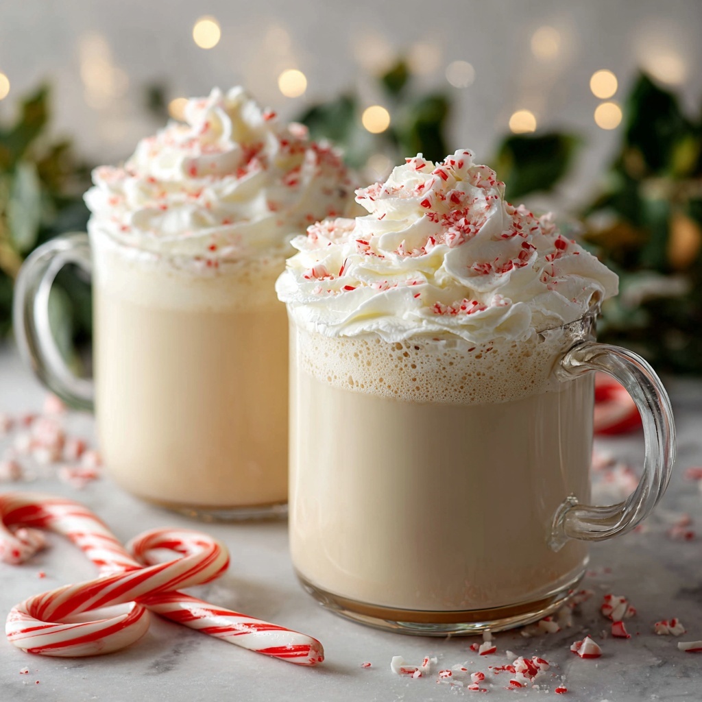 Peppermint White Hot Chocolate Recipe - Recipe Image