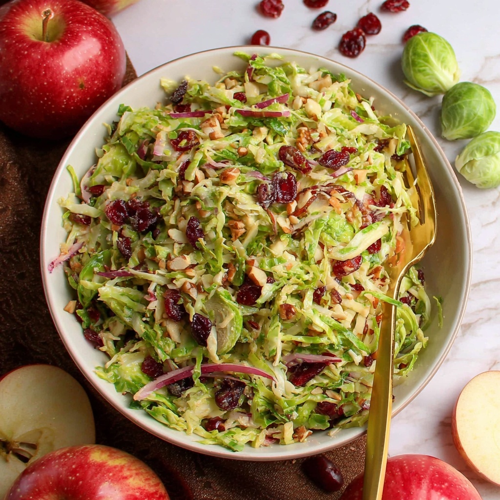 Brussel Sprout Apple Salad Recipe - Recipe Image