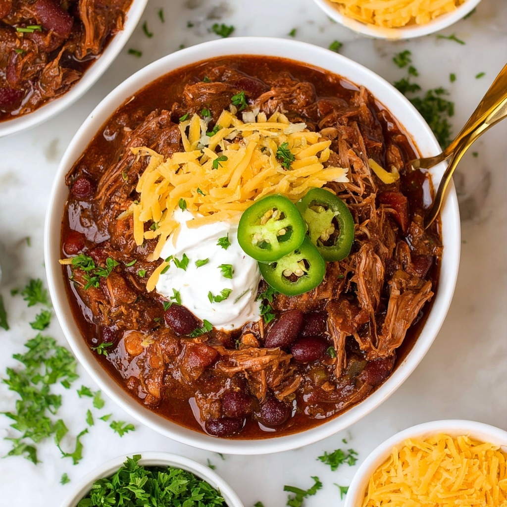 Slow Cooker Chuck Roast Chili Recipe - Recipe Image