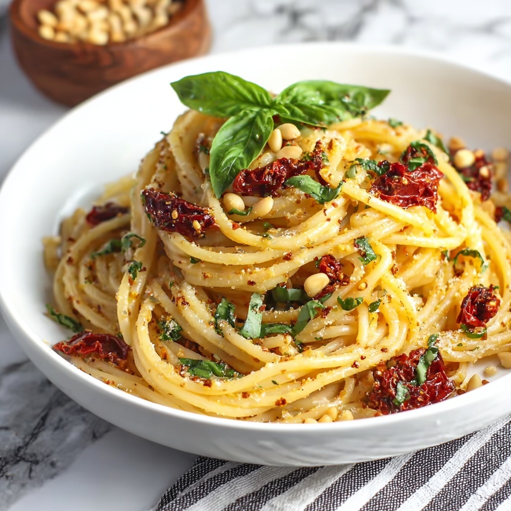 Vegan Sun-Dried Tomato Pasta Recipe - Recipe Image
