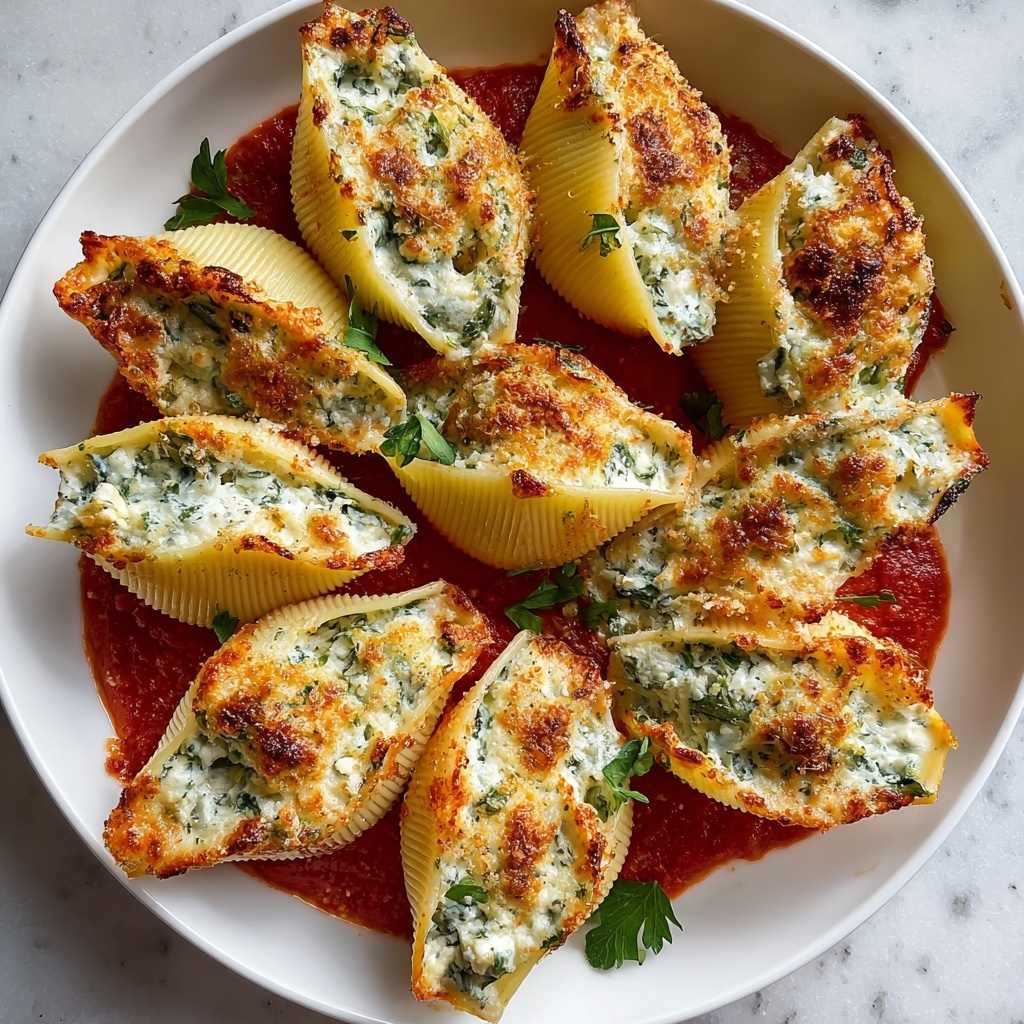 Vegan Pumpkin Ricotta Stuffed Shells Recipe - Recipe Image
