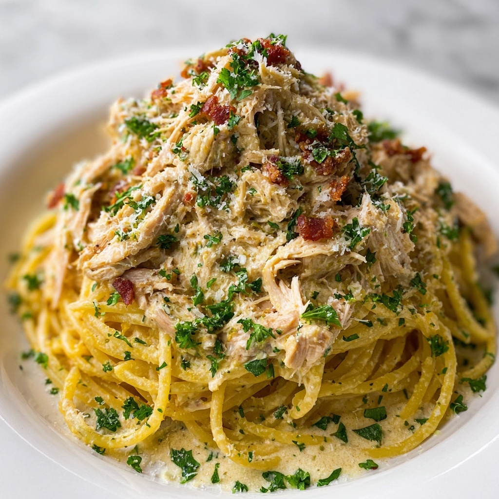 CrockPot Chicken Spaghetti Recipe - Recipe Image