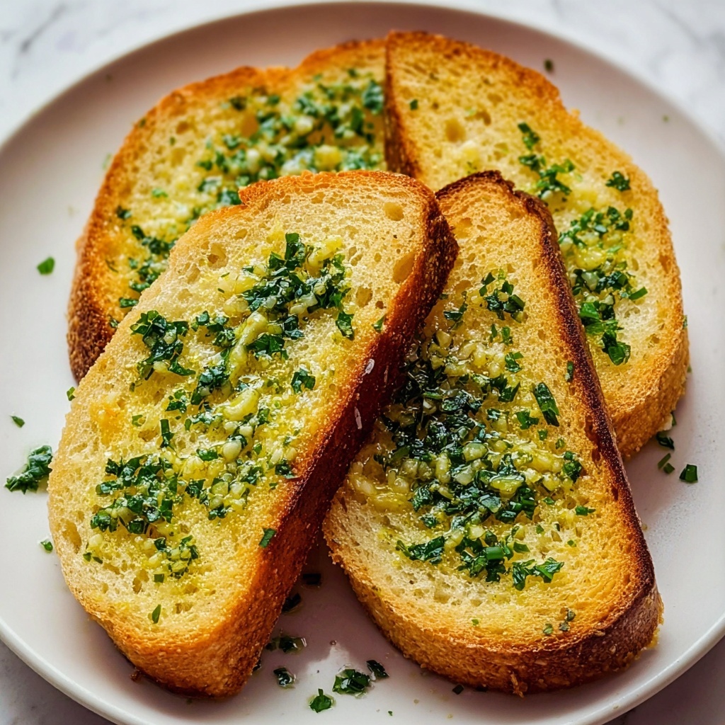 Homemade Garlic Bread with Parmesan Recipe - Recipe Image