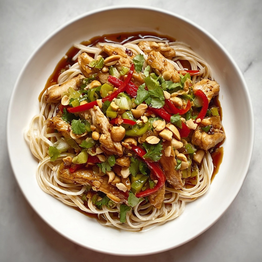 Kung Pao Chicken Noodles Recipe - Recipe Image