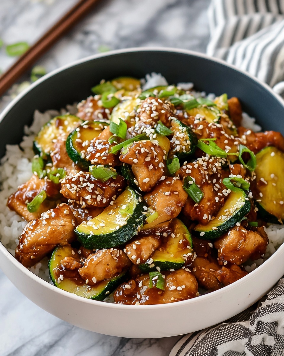 Chicken Zucchini Stir Fry Recipe - Recipe Image